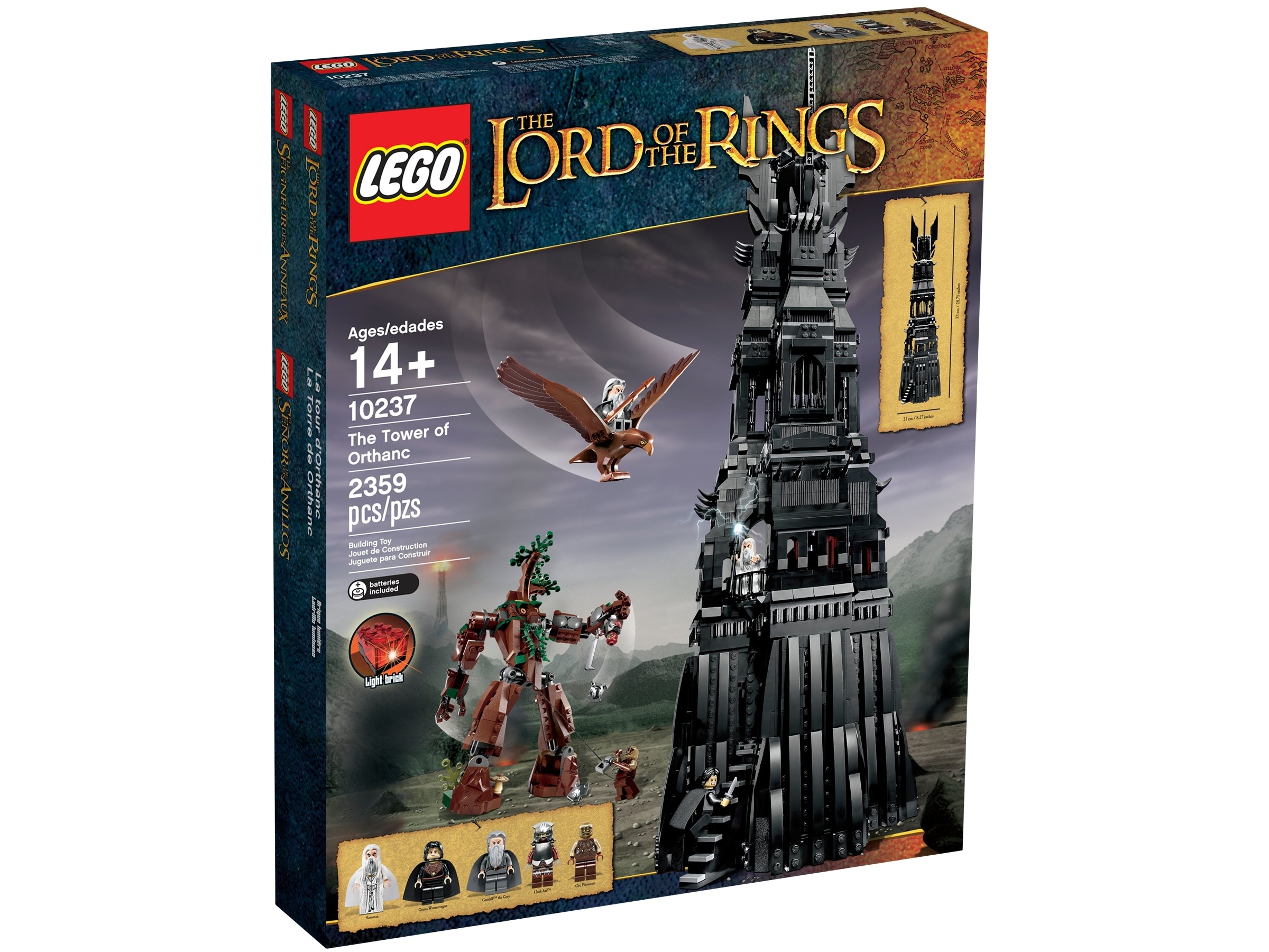 Set Torre Sauron Lego LEGO Lord Of The Rings Tower Of Orthanc 10237