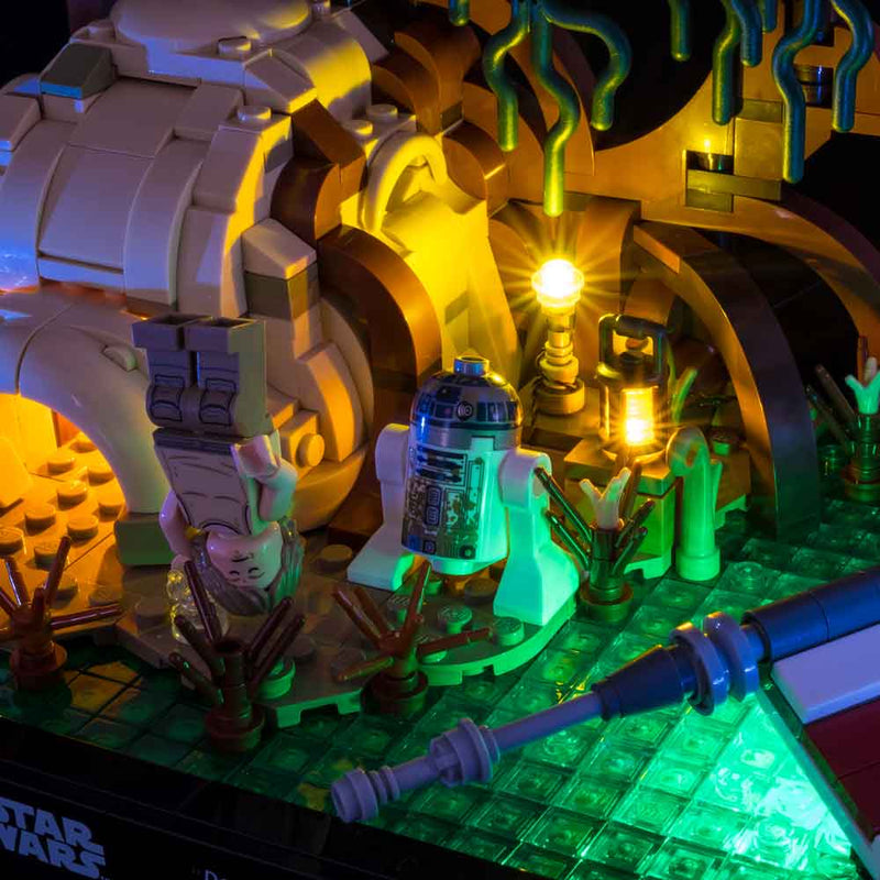 LEGO Dagobah Jedi Training Diorama