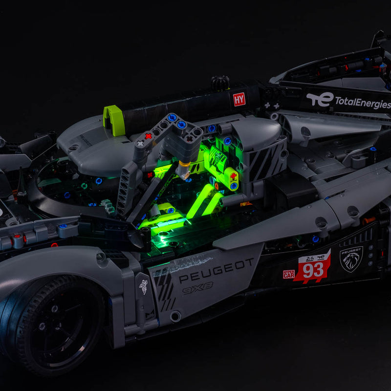 PEUGEOT 9X8 24H Le Mans Hybrid Hypercar 42156 | Technic™ | Buy online at  the Official LEGO® Shop US