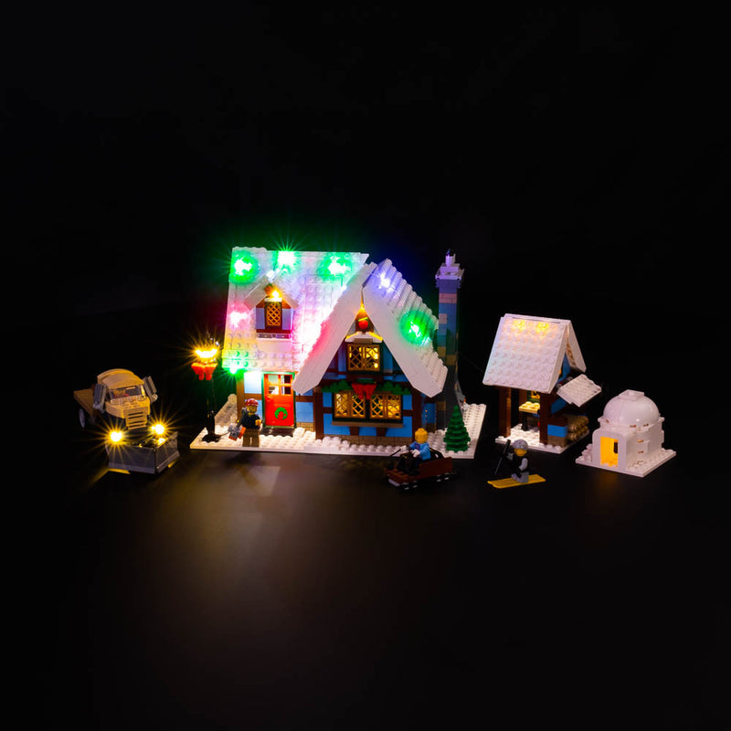 Lego winter shop village cottage