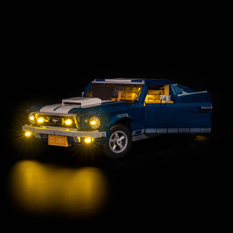 Lego mustang on sale light kit installation