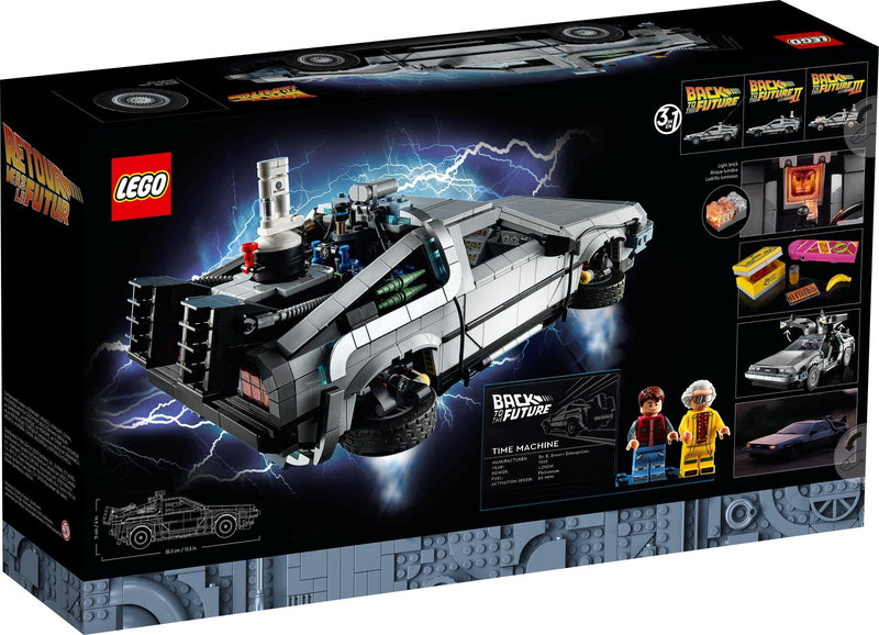 LEGO ICONS Back to the Future Time Machine 10300