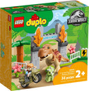 LEGO DUPLO Jurassic World T-rex and Triceratops Dinosaur Breakout 10939