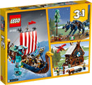 LEGO Creator Viking Ship and the Midgard Serpent 31132
