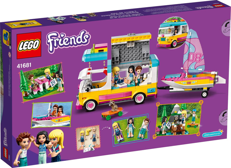 LEGO Friends Forest Camper Van and Sailboat 41681