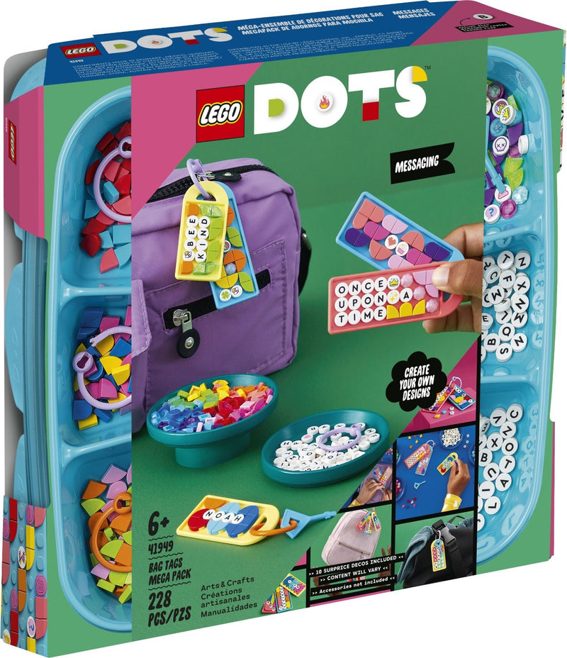 LEGO DOTS Bag Tags Mega Pack - Messaging 41949