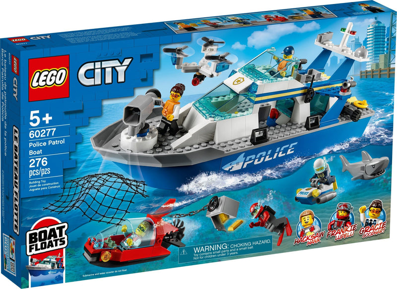 LEGO City Police Patrol Boat 60277