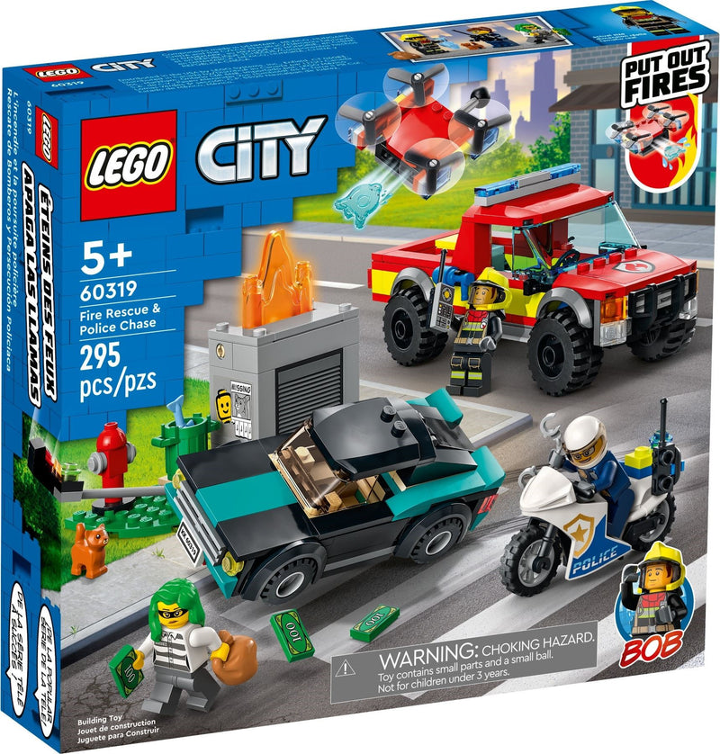 LEGO City Fire Rescue & Police Chase 60319