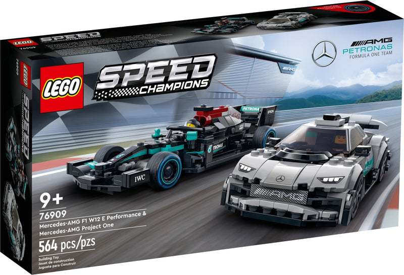 LEGO Speed Champions Mercedes-AMG F1 W12 E Performance & Mercedes-AMG Project One 76909