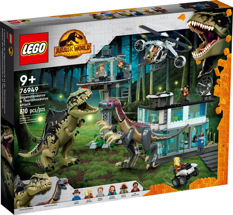 LEGO Jurassic World Giganotosaurus & Therizinosaurus Attack 76949