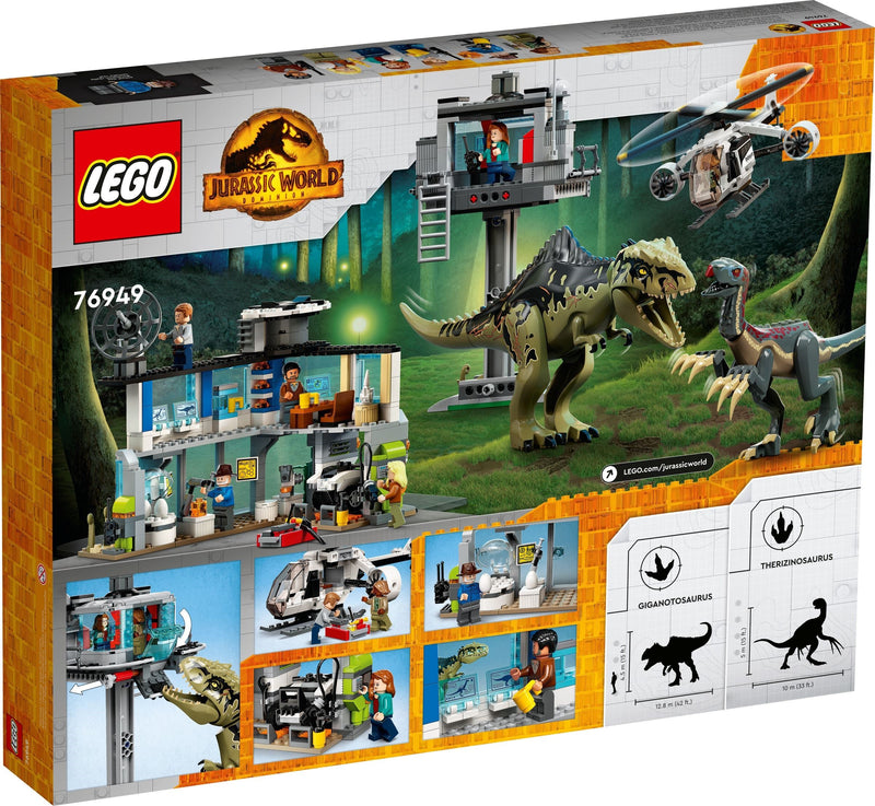 LEGO Jurassic World Giganotosaurus & Therizinosaurus Attack 76949