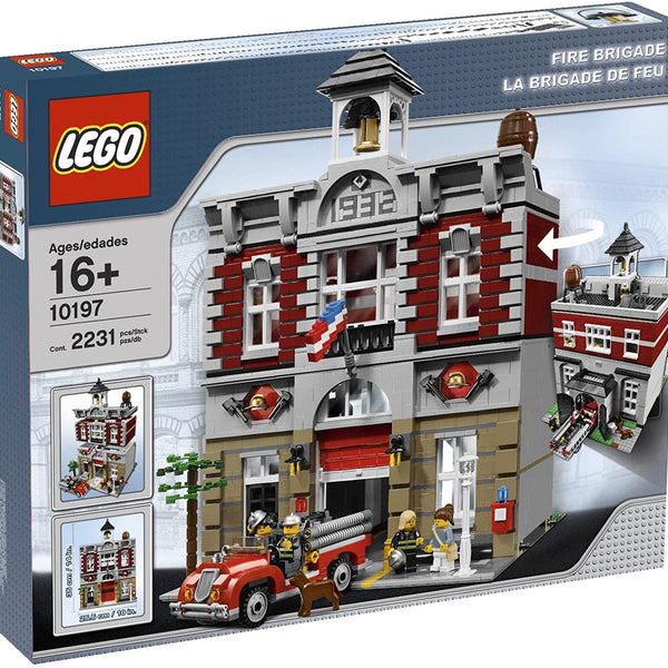 Fire station lego set on sale