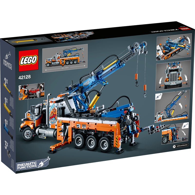 LEGO Technic Heavy-Duty Tow Truck with Crane 42128