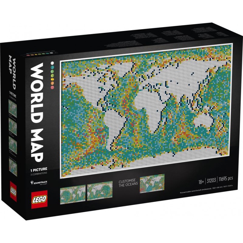 LEGO ART World Map 31203